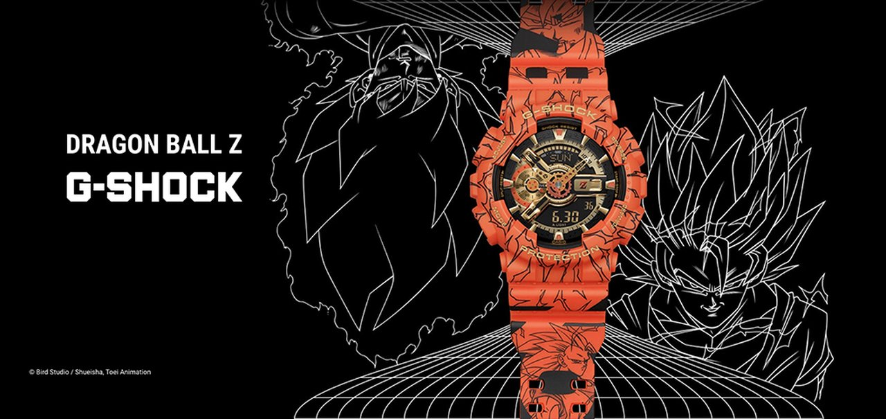 Casio lança relógio G-Shock Dragon Ball Z no Brasil