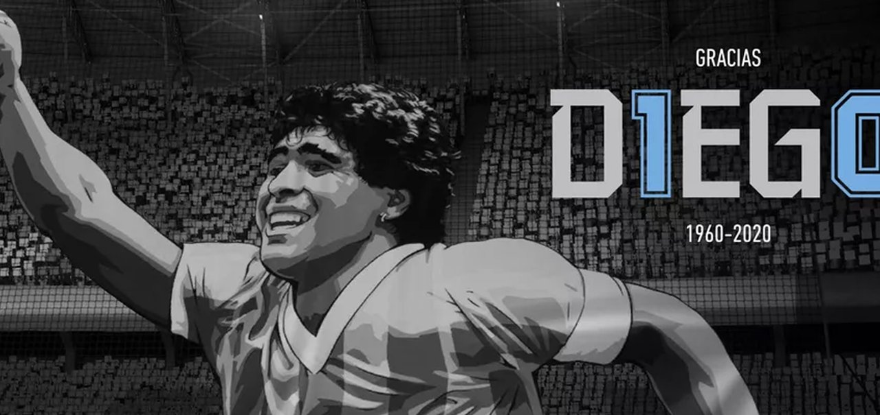 FIFA 21 faz homenagem a Diego Maradona com mosaico 3D grátis do craque