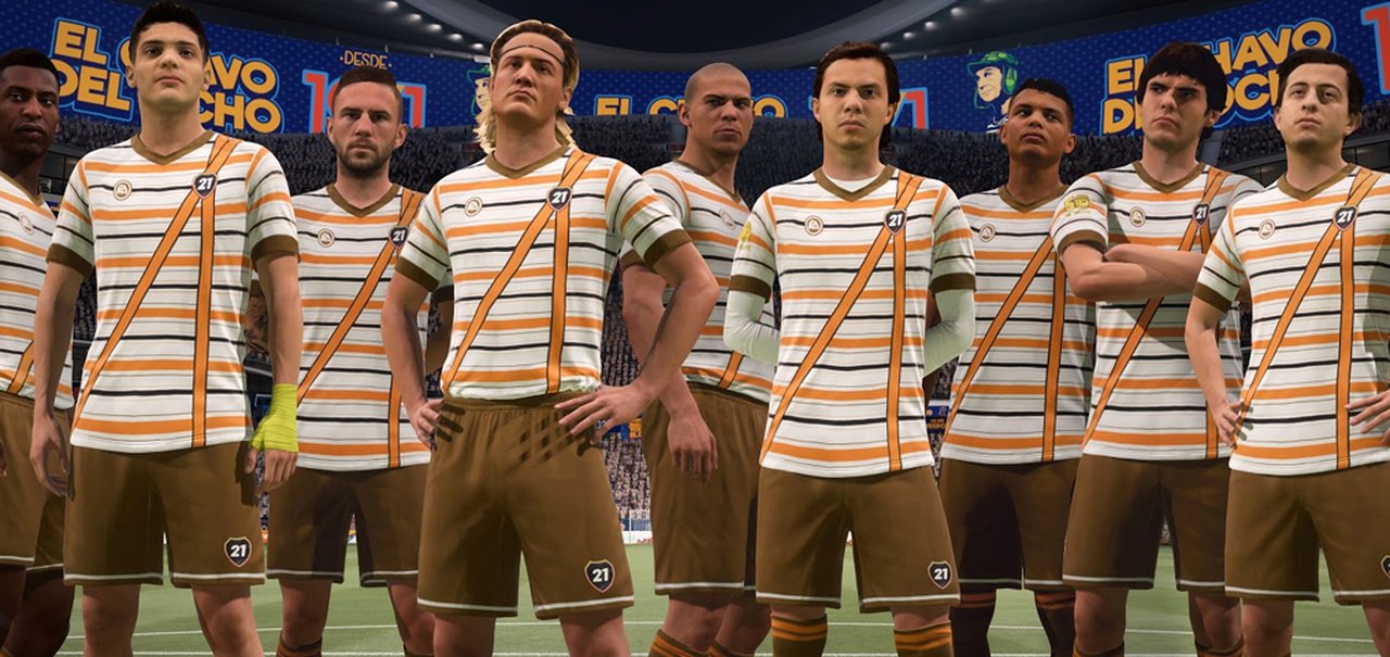 FIFA 21 faz homenagem a Chaves com camisa do personagem