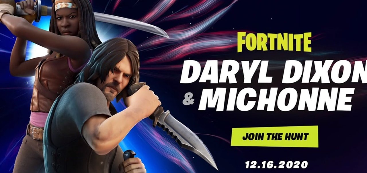 Master Chief, Daryl e Michonne serão as novas skins de Fortnite