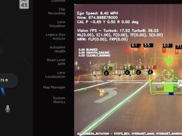 Hacker descobre 'Visão Aumentada' no Autopilot de carros da Tesla
