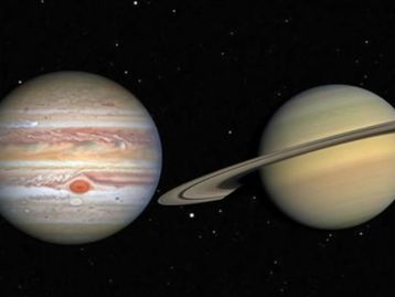 Google lança Doodle sobre a conjunção entre Júpiter e Saturno