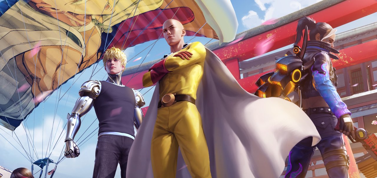 Free Fire: jogo terá crossover com One Punch Man