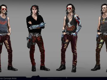 Cyberpunk 2077: arte mostra como seria Johnny antes de Keanu Reeves