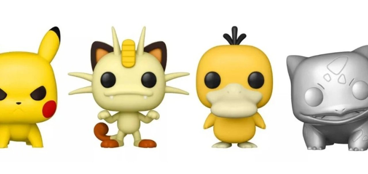 Pokémon inspira novos Funko Pop de Pikachu, Meowth e Psyduck