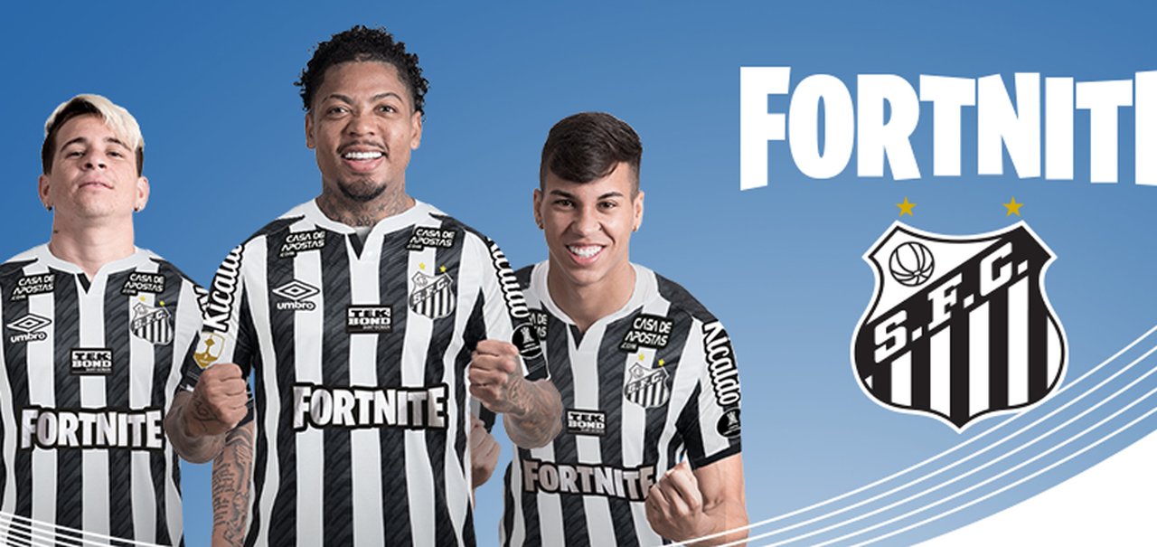 Fortnite vai patrocinar o Santos na final da Taça Libertadores