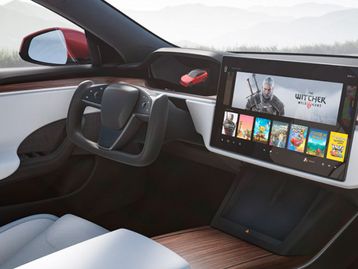 Teslas Model S e X vão rodar Cyberpunk 2077 e The Witcher 3