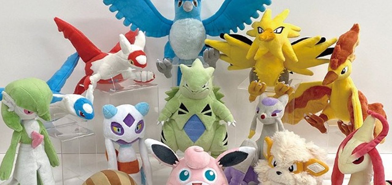 Novas pelúcias de Pokémon são anunciadas no Japão