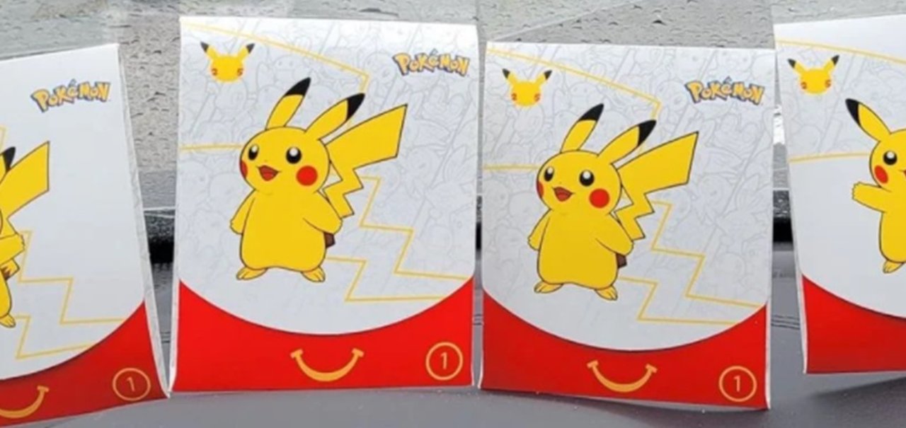 Cartas promocionais de Pokémon do McDonald’s geraram 'mercado negro'