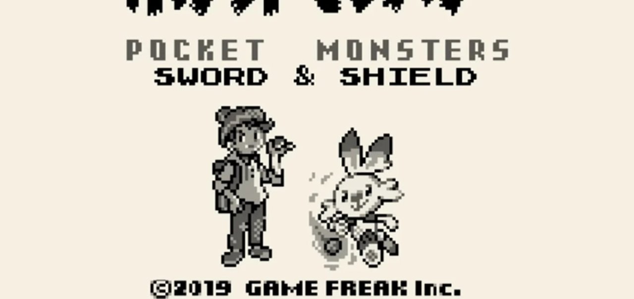 Pokémon Sword/Shield é recriado como jogo de Game Boy