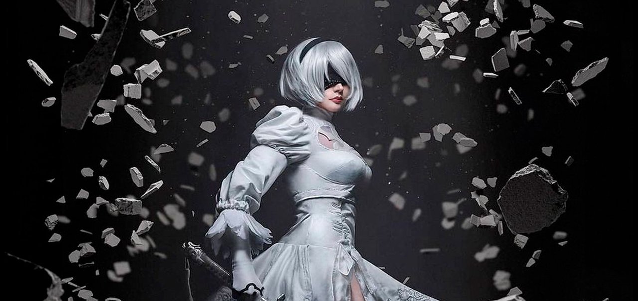  Fã de Nier: Automata encarna 2B com cosplay incrível 