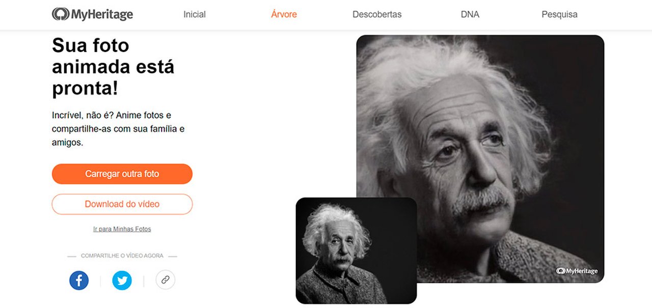 Site permite animar fotos antigas usando Deepfake