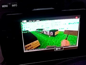 Programador roda Minecraft em uma câmera DLSR Canon