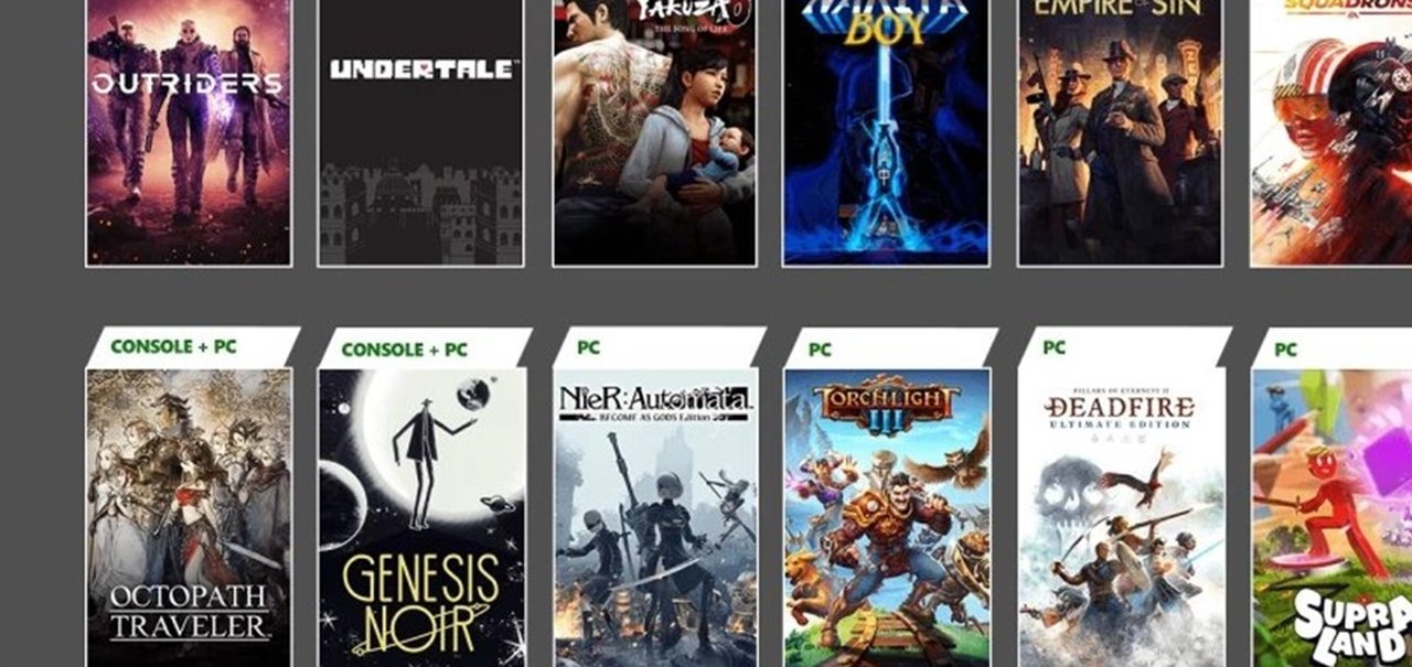 Xbox Game Pass terá Yakuza 6 e Octopath Traveler em breve