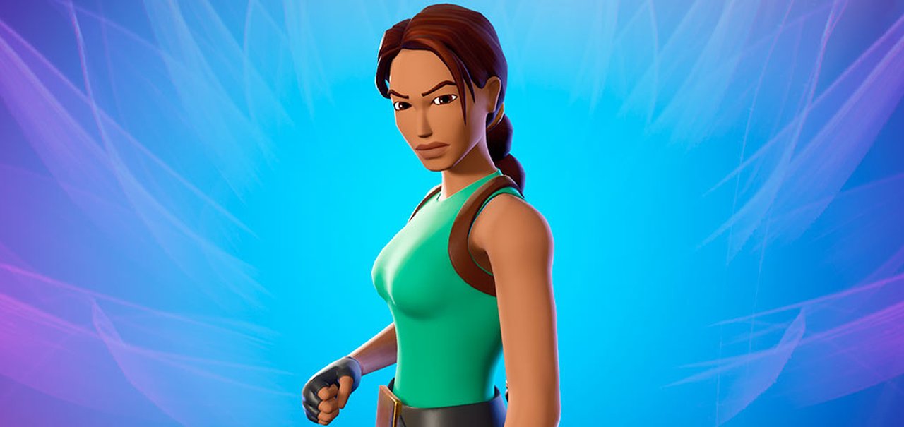 Temporada Primal de Fortnite traz Lara Croft com skin clássica