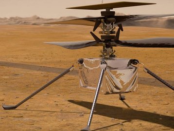 NASA divulga a 1ª imagem do drone Ingenuity em Marte