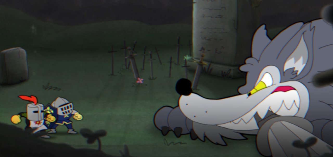 Cupsouls: animação imagina Dark Souls no universo maluco de Cuphead