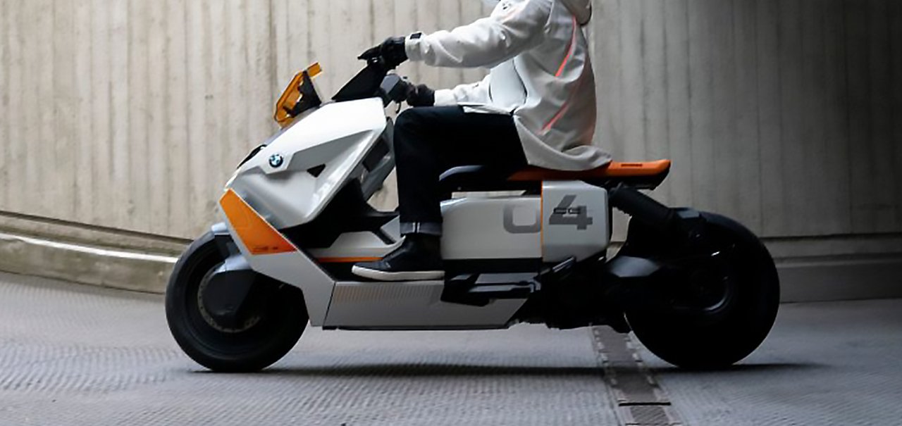 Futurista scooter elétrica da BMW será fabricada em breve