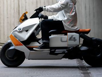 Futurista scooter elétrica da BMW será fabricada em breve