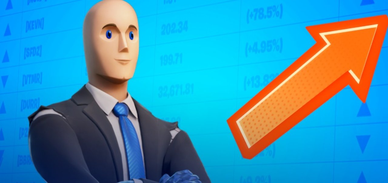 Stonks: nova skin de Fortnite é uma homenagem ao meme