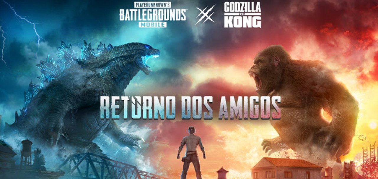 PUBG MOBILE faz 3 anos com conteúdo de Godzilla Vs. Kong