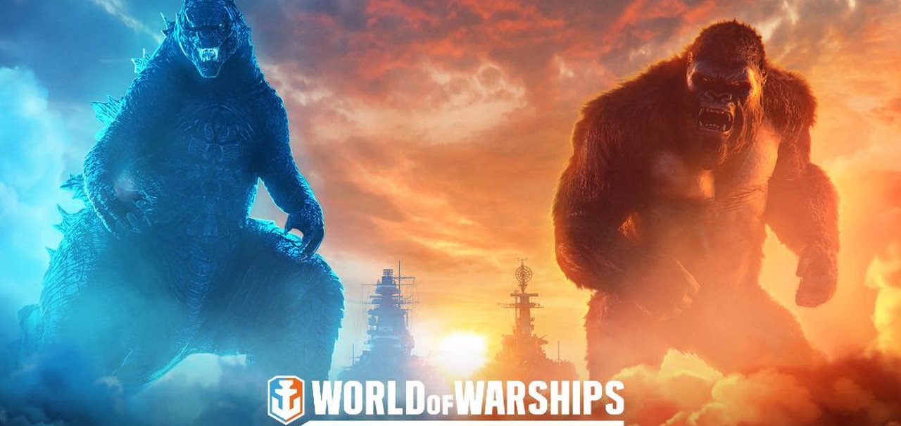 World of Warships: game terá itens do filme Godzilla vs. Kong