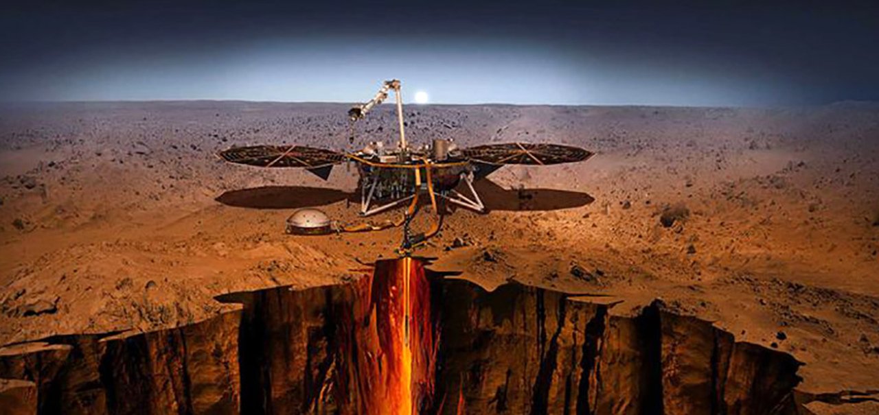 Sonda InSight detecta dois enormes terremotos em Marte