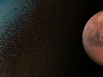 NASA revela foto de 'dunas azuis' na superfície de Marte