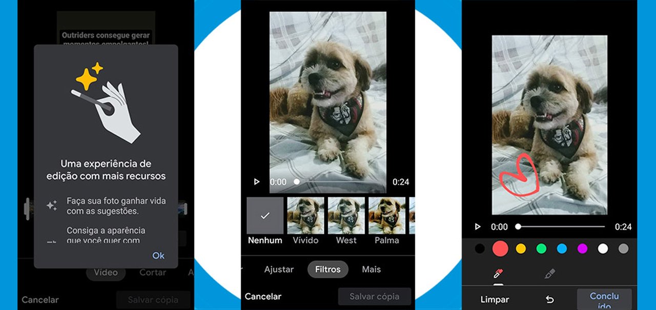 Google Fotos recebe editor de vídeos com mais de 30 ferramentas