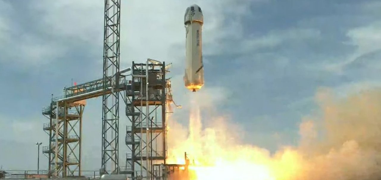 Blue Origin faz novo teste do foguete New Shepard; confira vídeo