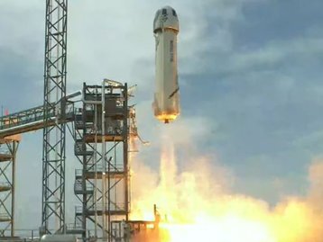 Blue Origin faz novo teste do foguete New Shepard; confira vídeo