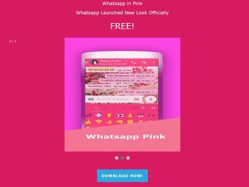 Golpe promete deixar WhatsApp rosa, mas rouba seus dados