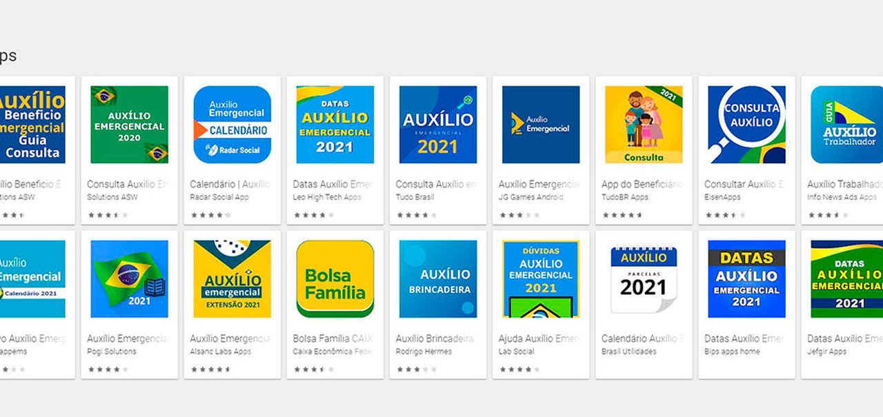 Google Play Store está cheia de apps falsos do Auxílio Emergencial