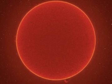 Fotógrafo astronômico captura imagem do Sol de tirar o fôlego