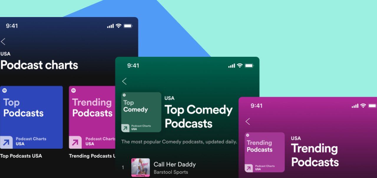 Spotify ganha recurso para compartilhamento de trechos de podcast