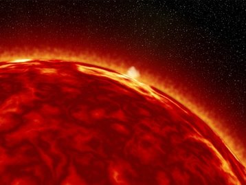 Ejeção solar: câmera SoloHI flagra imagens por acidente