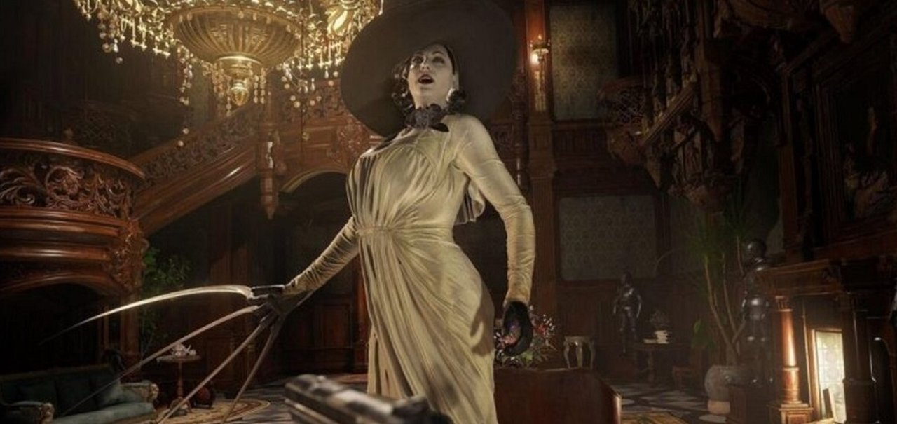 Fã cria mod para Lady Dimitrescu lutar contra boss de Bloodborne