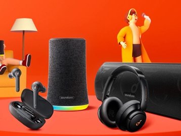 Equipamentos de áudio Anker com desconto no AliExpress