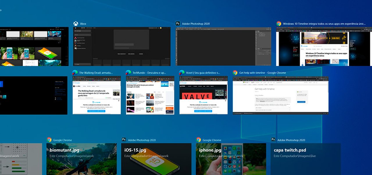 Linha do Tempo do Windows 10 perderá sincronização em julho