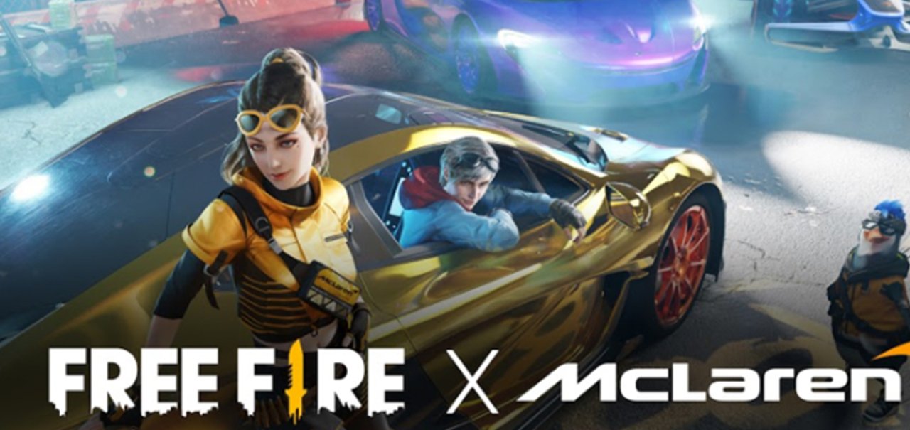 Free Fire anuncia parceria com a McLaren e Lando Norris