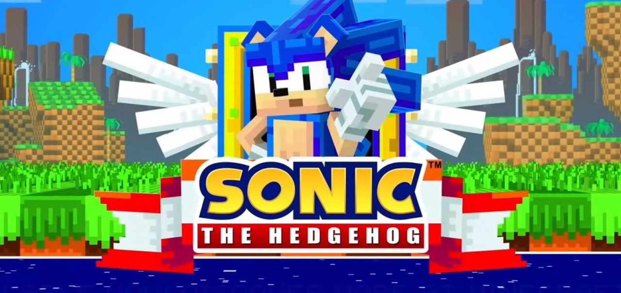 Sonic comemora 30 anos com uma DLC temática em Minecraft