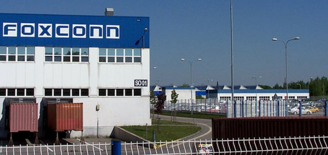 Foxconn registra aumento de 20% na receita trimestral