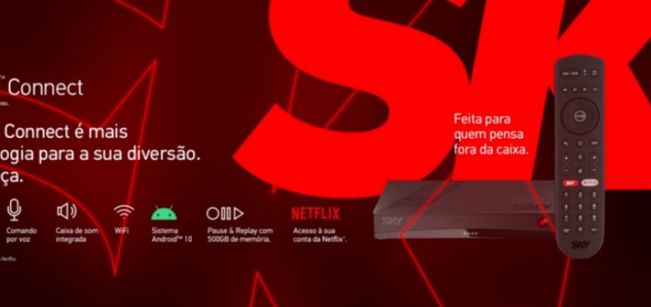 SKY lança receptor inteligente com Android TV e Google Assistente