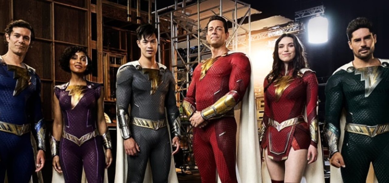 Shazam 2: Zachary Levi é fotografado com traje chamuscado no set