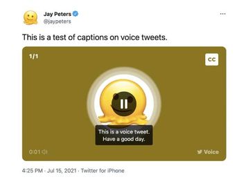 Twitter lança legendas automáticas para tweets de voz