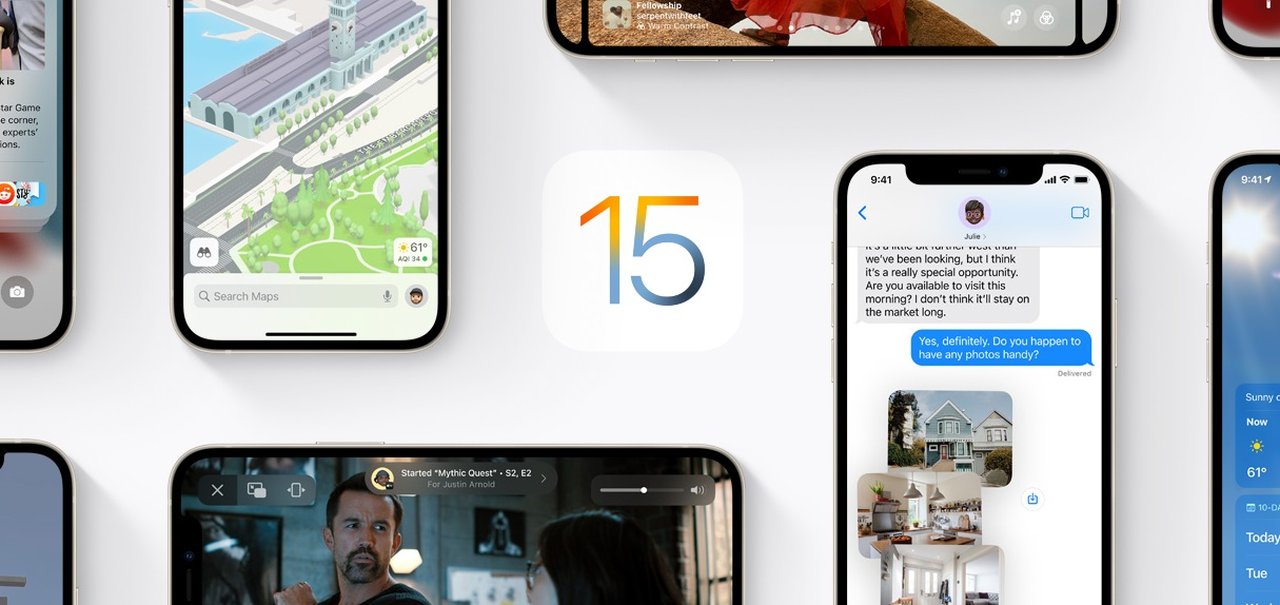 Apple libera novo beta público para iOS 15, macOS Monterey e mais