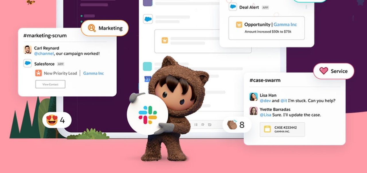 Compra do Slack pela Salesforce por US$ 27 bilhões é oficializada