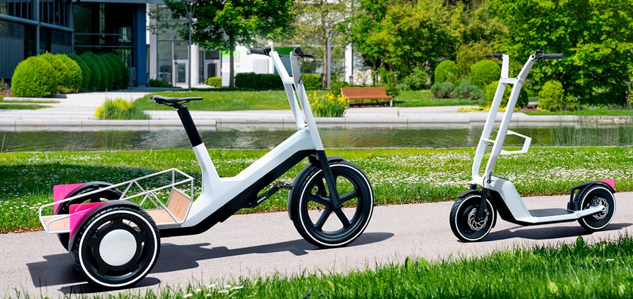 BMW revela novo triciclo de carga e patinete elétricos