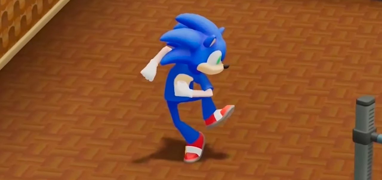 Sonic é psiquiatra em crossover com Two Point Hospital