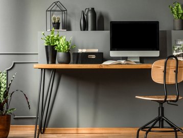 Opções de escrivaninha para estudar ou trabalhar em home office